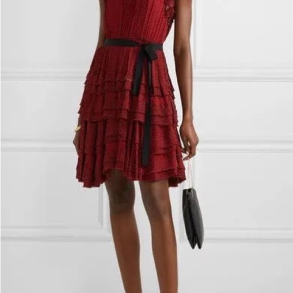 JASON Wu dark red with black Size 2 RARE DESIGNER - Picture 1 of 12